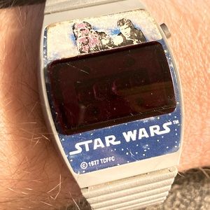 1977 Star Wars LED watch